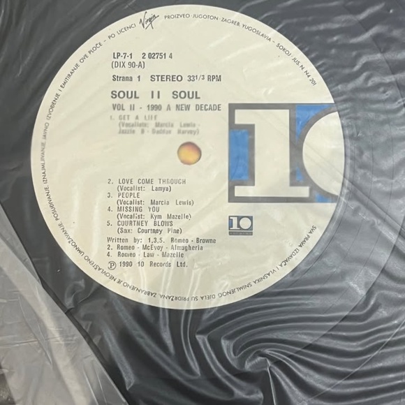 Vintage 1990 Soul 2 Soul Vol 2 Record - Picture 3 of 4